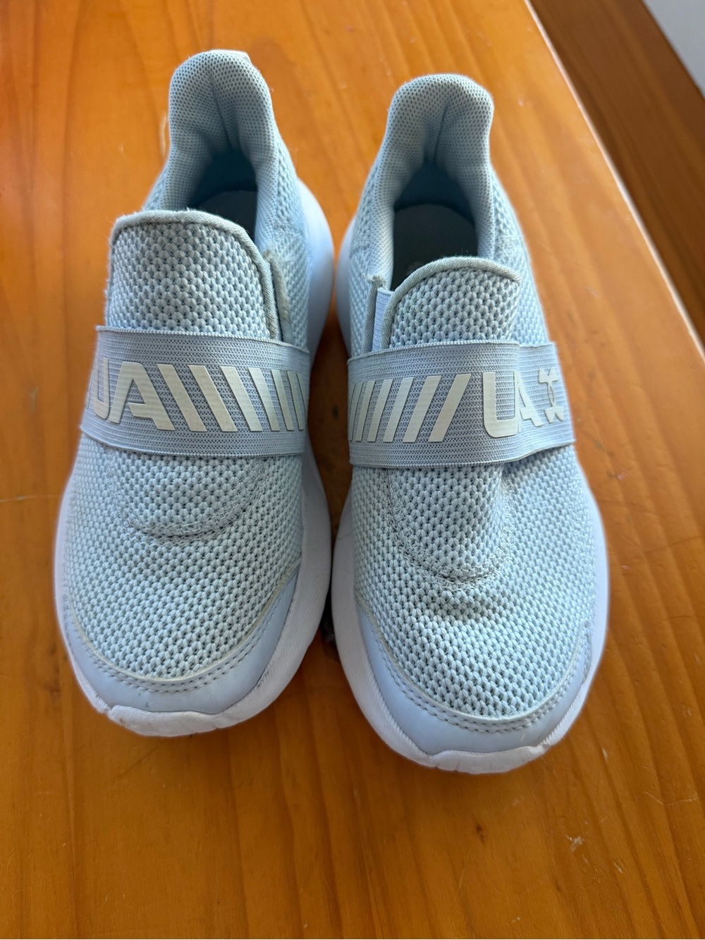 Under Armour Kids Slip-On Sneakers in Light Gray